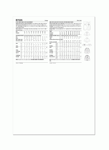 B7035 Misses' Dress, Jacket, Capelet and Overskirt