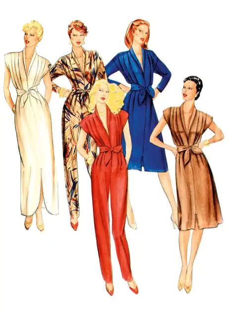 B7036 Misses' Jumpsuit, Dress and Sash
