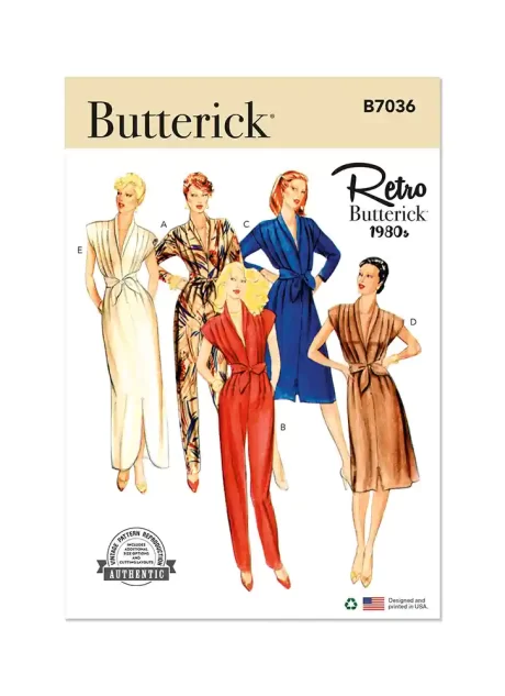 B7036 Misses' Jumpsuit, Dress and Sash