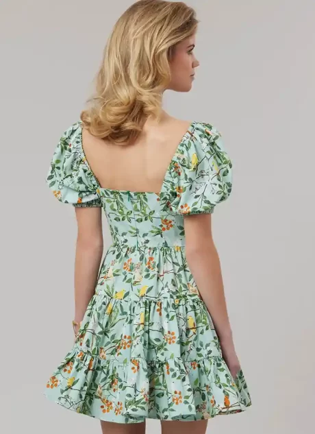 M8575 Misses' Dress with Sleeve and Length Variations