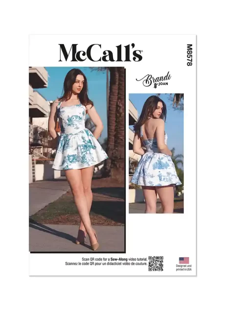 M8578 Misses' Dress by Brandi Joan
