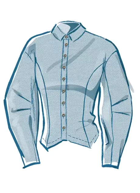 M8580 Misses' Shirt in Two Lengths
