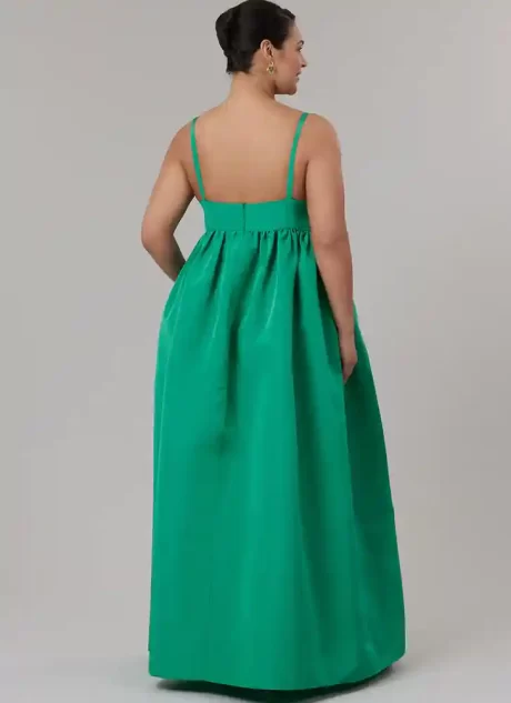 M8581 Misses' and Women's Dress in Two Lengths