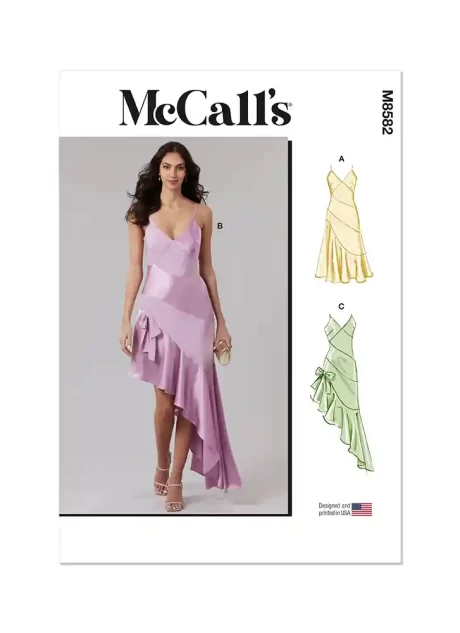 M8582 Misses' Dress in Two Lengths