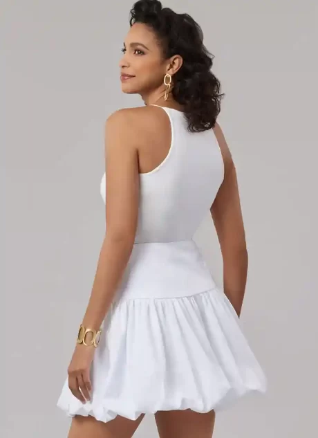 M8583 Misses' Skirt in Two Lengths