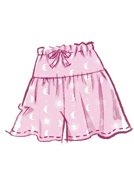 M8587 Misses' Top, Shorts and Pants - Image 4