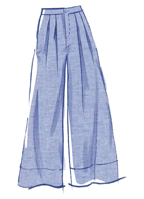 M8588 Unisex Pants in Two Lengths - Image 5
