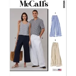M8588 Unisex Pants in Two Lengths
