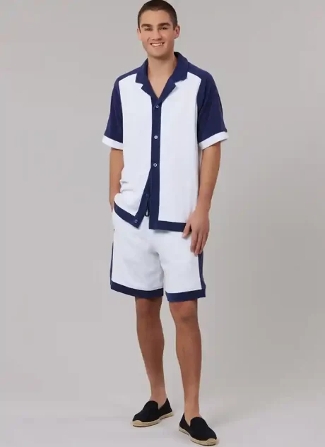 M8590 Men's Top, Shorts and Pants - Image 3