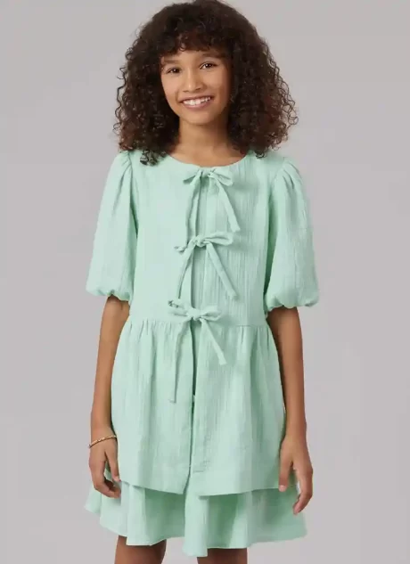 M8593 Girls' Dress and Top - Image 7
