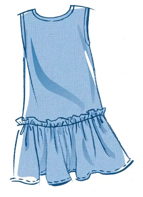 M8593 Girls' Dress and Top - Image 6