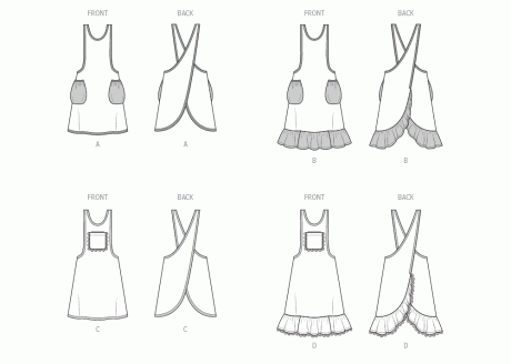 M8598 Misses' Aprons - Image 11