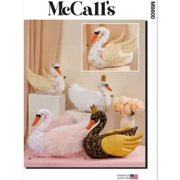 M8600 Plush Swans in Two Sizes