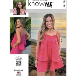 ME2119 Misses' Top and Shorts by Alissah Threads