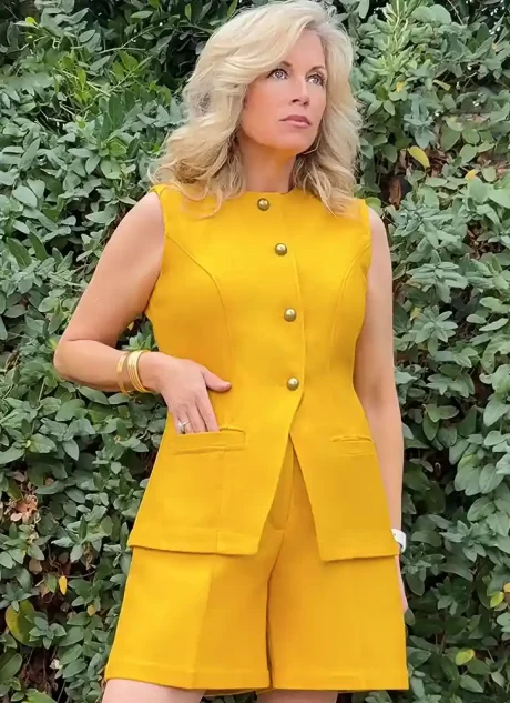 ME2125 Misses' Vest and Shorts by Lynn Brannelly