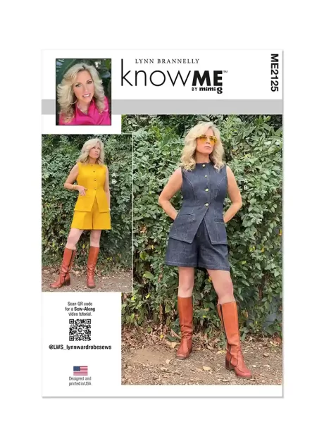 ME2125 Misses' Vest and Shorts by Lynn Brannelly