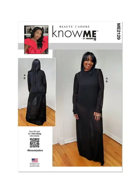 ME2129 Misses' Bodysuit and Dress by Beaute' J'adore