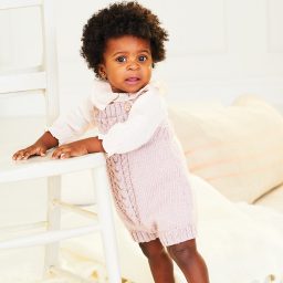10167 Toddler Dungarees & Cardigan