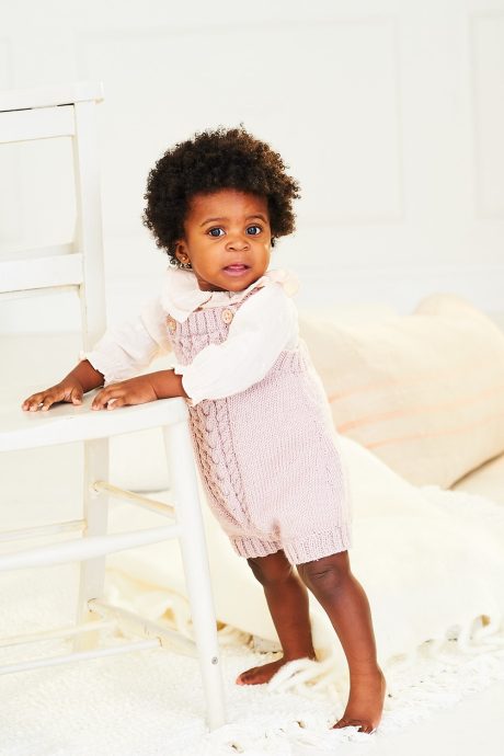 10167 Toddler Dungarees & Cardigan