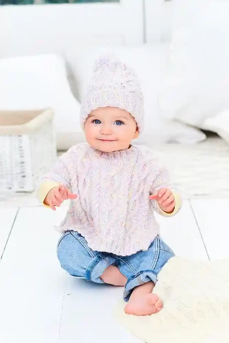 9975 Toddler Poncho, Hat & Blanket set