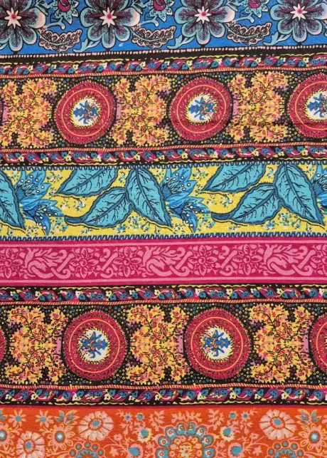 100% cotton, lightweight open-weave print, "Boheme" - Image 2