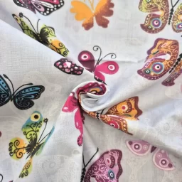 100% cotton print, "Butterfly Circus"
