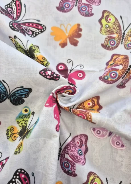 100% cotton print, "Butterfly Circus"
