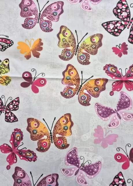 100% cotton print, "Butterfly Circus" - Image 2