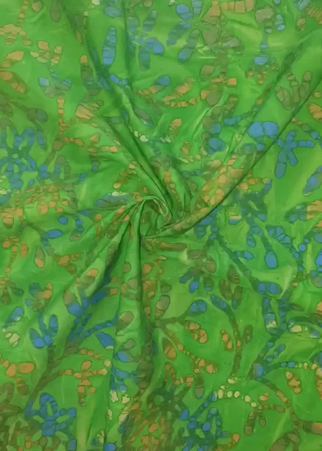 John Louden 50s Cotton Batiks 2025 (greens/golds)