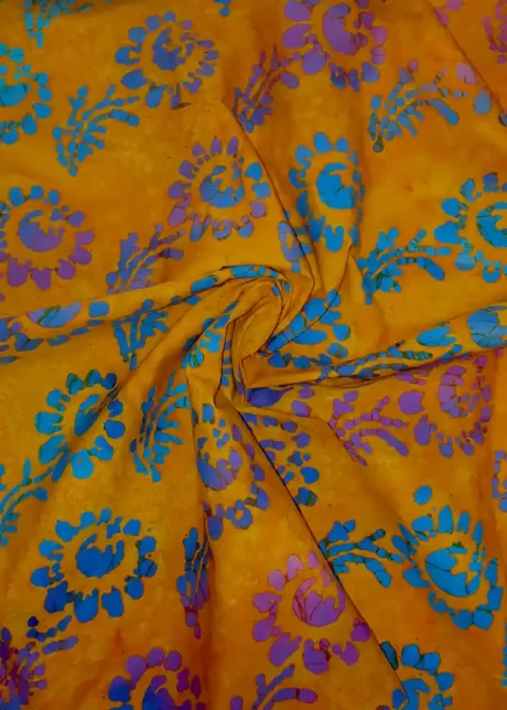 John Louden 50s Cotton Batiks 2025 (tan/turquoise/purple)