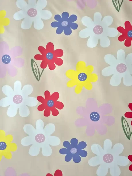 Rose & Hubble Water-Repellent print, "Fab Flowers"