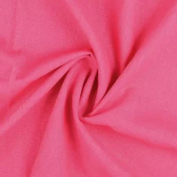 Plain washed linen, hot pink