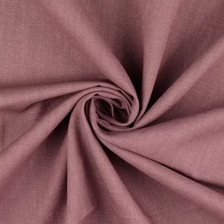 Plain washed linen, Plum