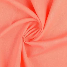 Plain washed linen, Salmon