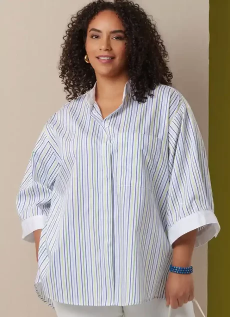 B7041 Misses' and Women's Shirts