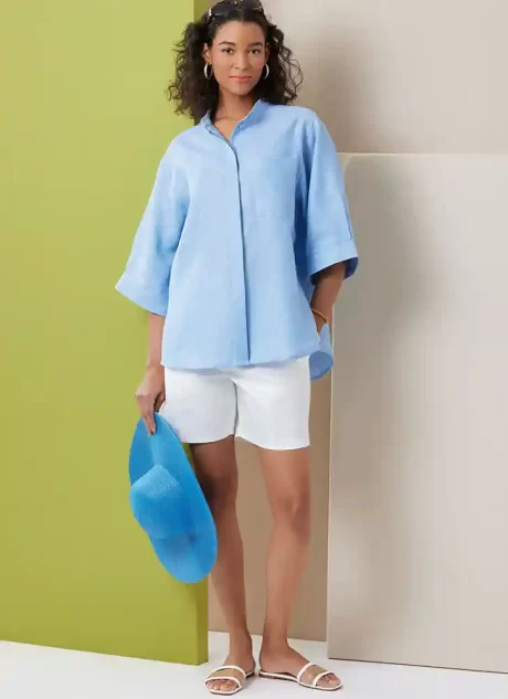 B7041 Misses' and Women's Shirts