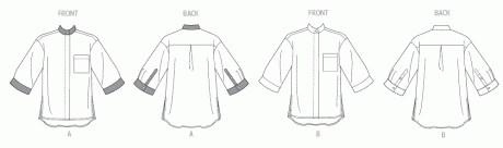 B7041 Misses' and Women's Shirts