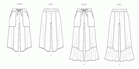 B7043 Misses' Pants