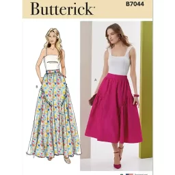 B7044 Misses' Skirt in Two Lengths