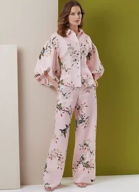 B7045 Misses' and Miss Petite Top, Shorts and Pants