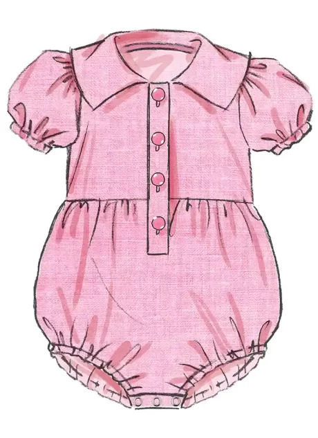 B7048 Babies' Rompers