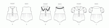 B7048 Babies' Rompers
