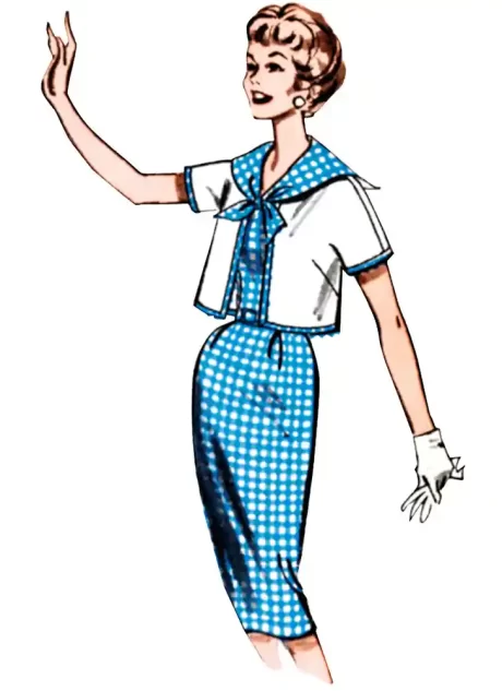B7052 Misses' Dress and Jacket