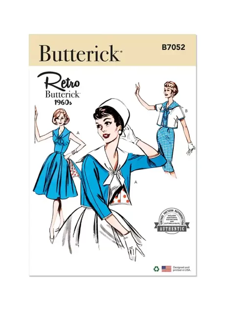 B7052 Misses' Dress and Jacket