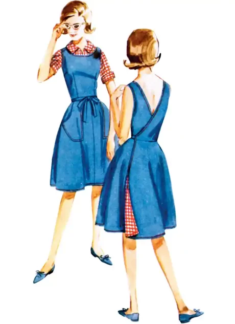B7053 Misses' Jumper, Skirt, Shorts and Blouse