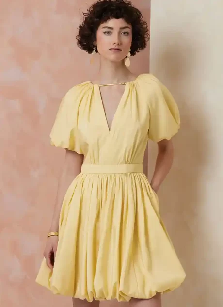 V2106 Misses' Dress in Two Lengths