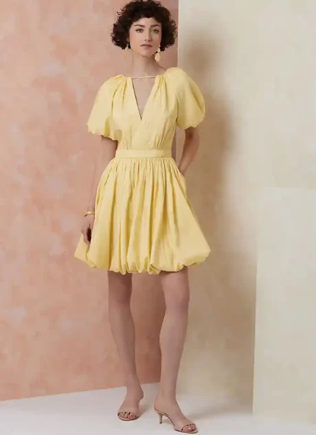 V2106 Misses' Dress in Two Lengths