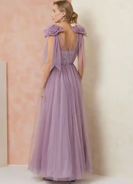 V2108 Misses' Gown by Badgley Mischka
