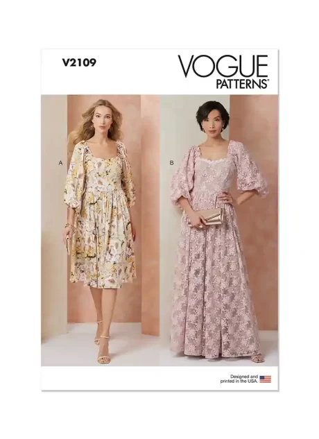 V2109 Misses' Gown in Two Lengths