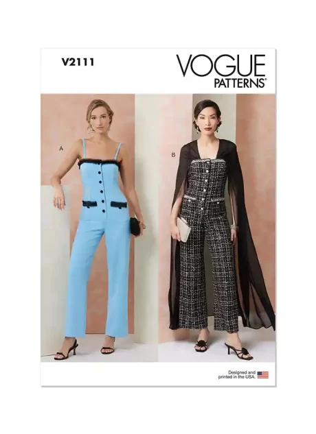 V2111 Misses' Jumpsuits
